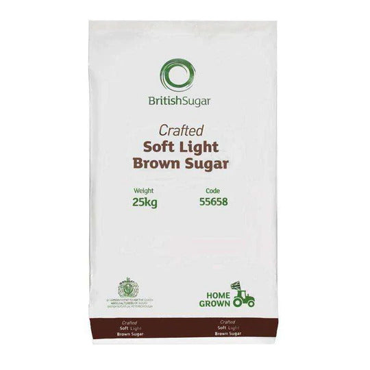 Buy British Sugar Soft Light Brown Sugar - 25KG - Kent Foods Direct